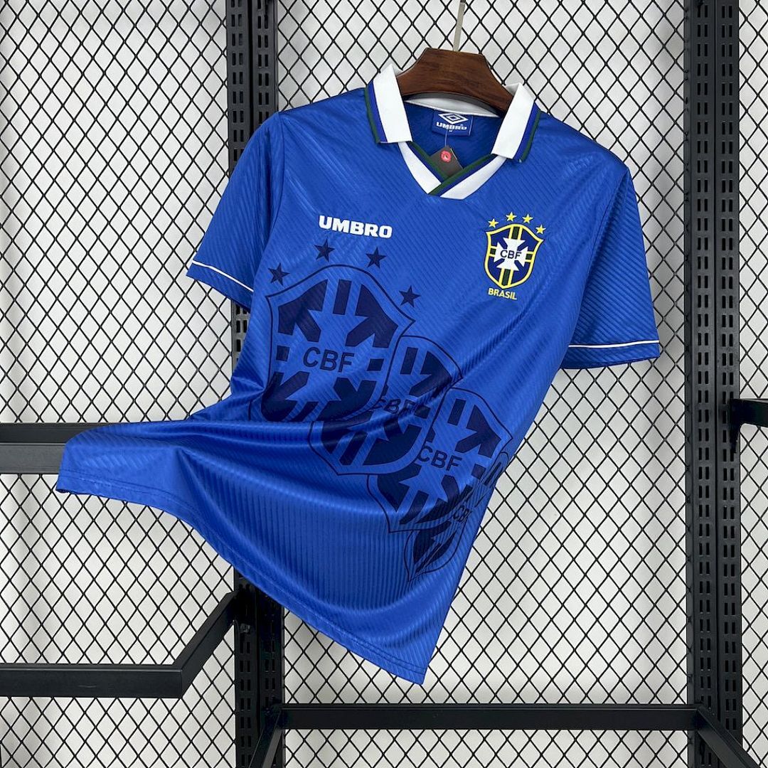 Camiseta Retro Brasil 1994 2ª Equipación - NationKits Camiseta Brasil 1994 2ª Equipación