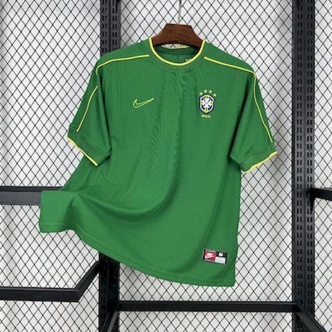 Camiseta Retro Brasil 1998 Portero - NationKits Camiseta Brasil 1998 Portero