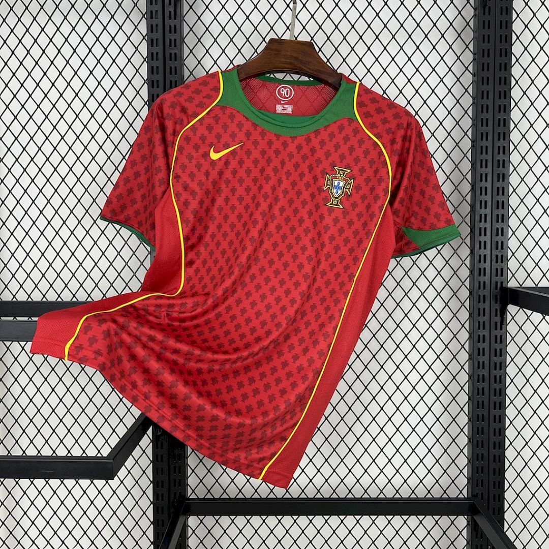 Camiseta Retro Portugal 2004 1ª Equipación - NationKits Camiseta Portugal 2004 1ª Equipación