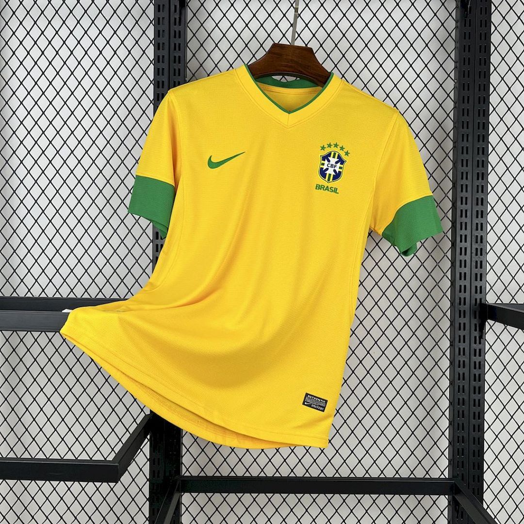 Camiseta Retro Brasil 2012 1ª Equipación - NationKits Camiseta Brasil 2012 1ª Equipación