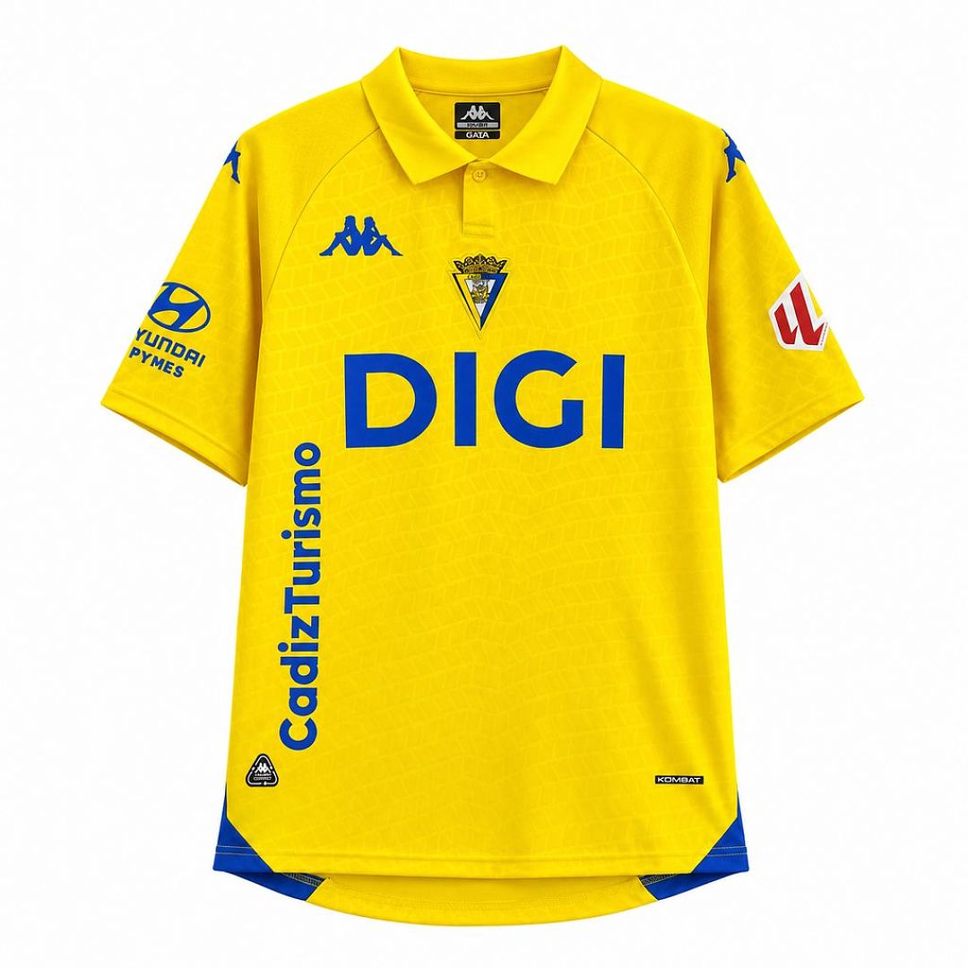 Camiseta Cádiz CF 2026-27 1ª Equipación Camiseta Cádiz CF 2026-27 1ª Equipación